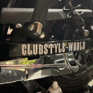 Clubstyle World swingarm decal (White)