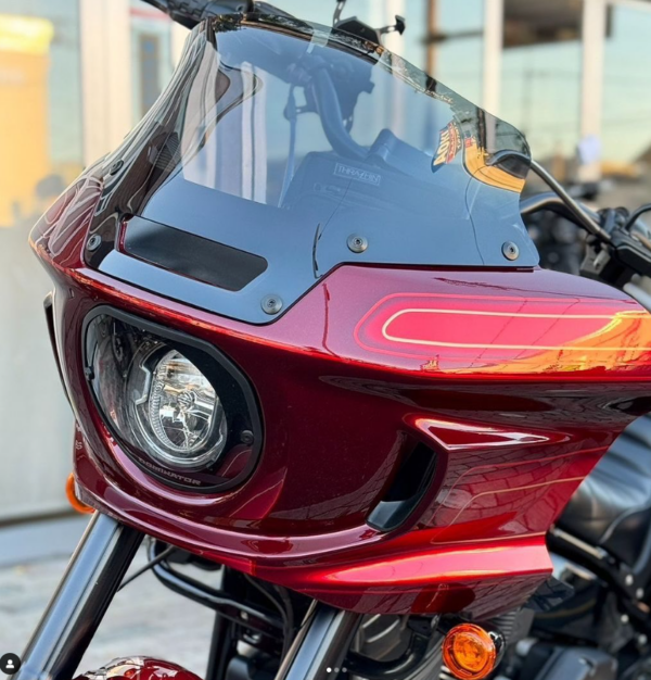 DOMINATOR HEADLIGHT TRIM AND LENS COVER FOR FXLRST FAIRING - Image 3