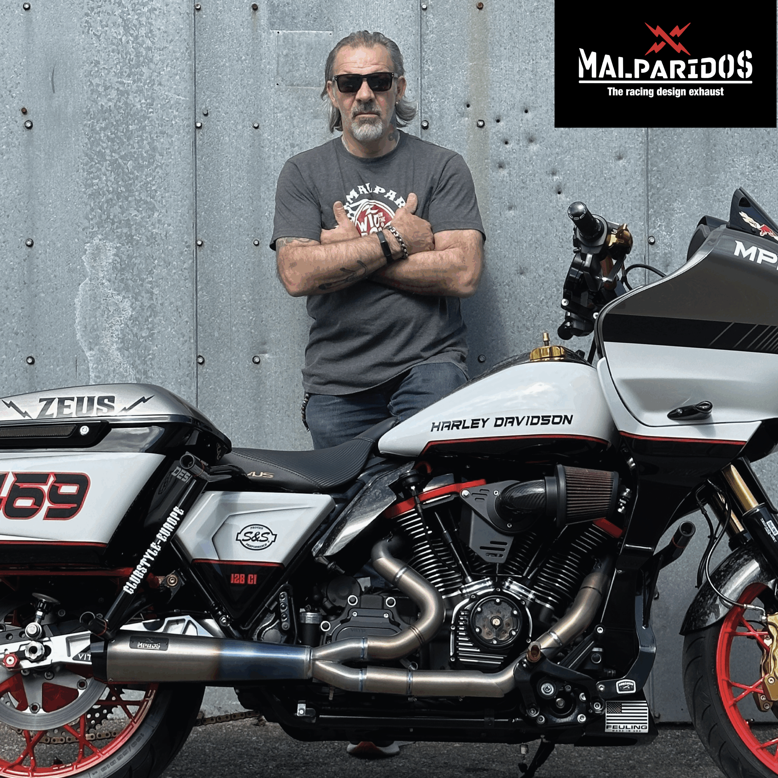 Malparidos 2:1 Exhaust System Touring M8 - Image 10