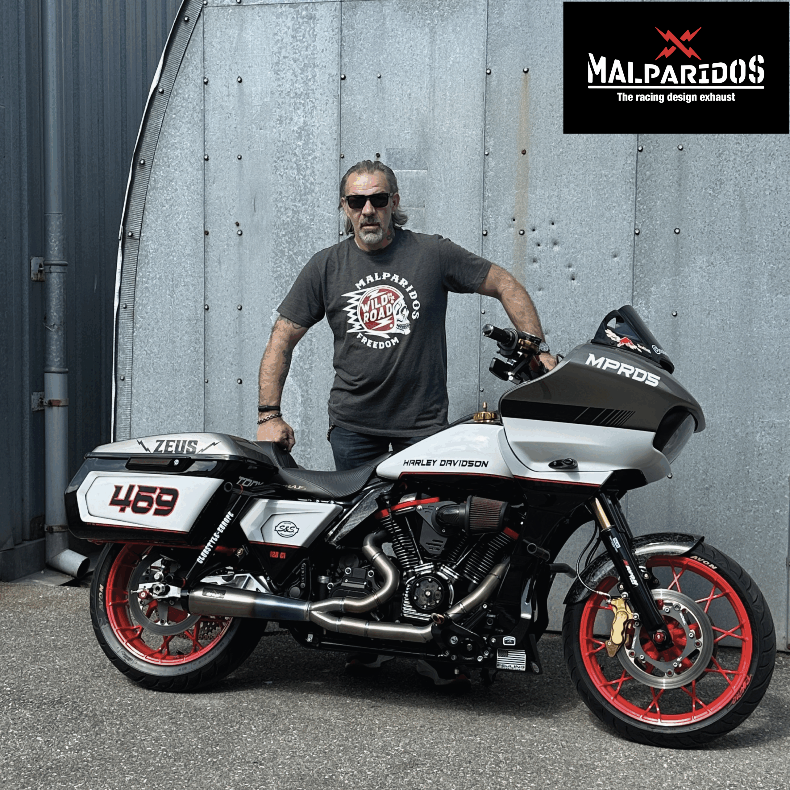 Malparidos 2:1 Exhaust System Touring M8 - Image 9