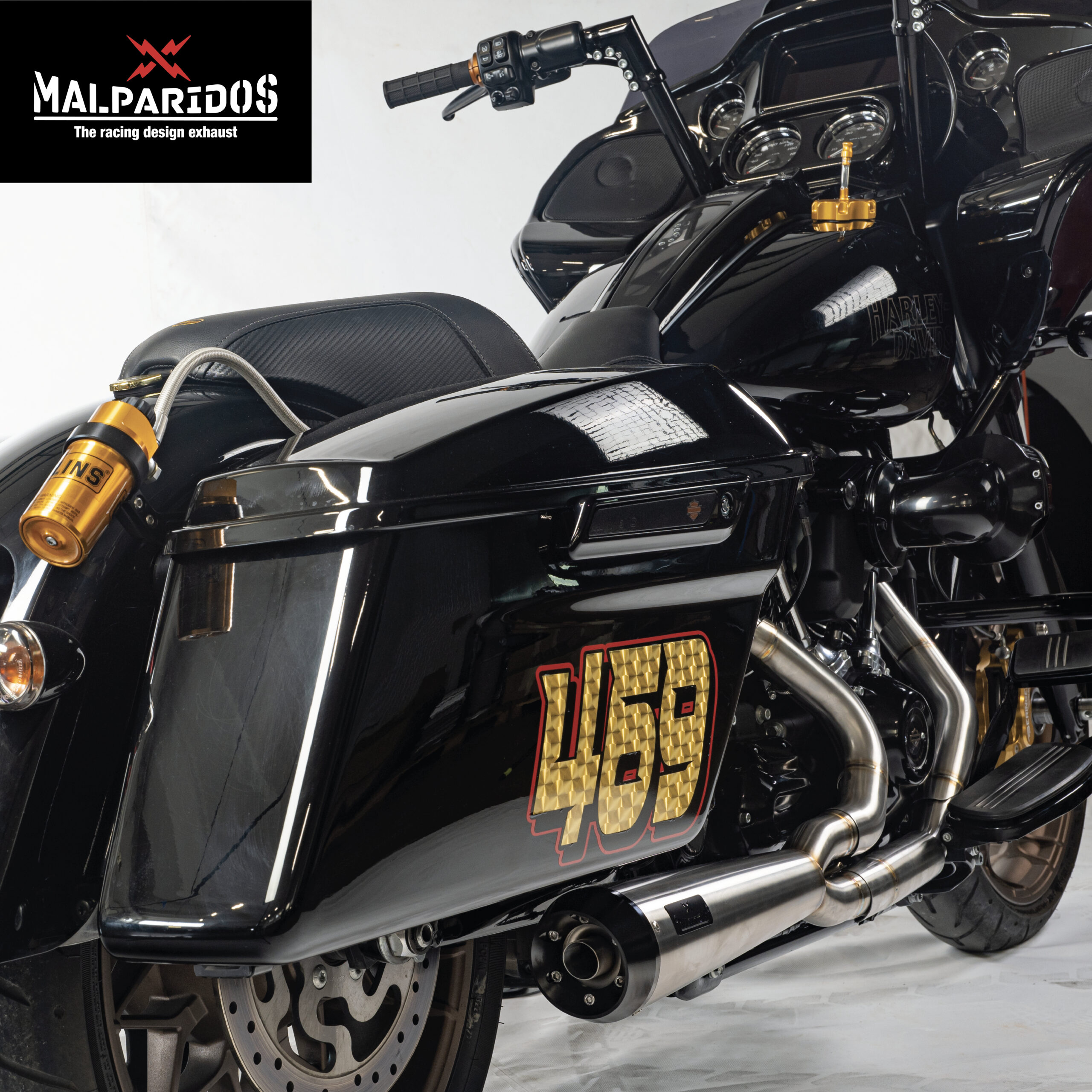 Malparidos 2:1 Exhaust System Touring M8 - Image 4